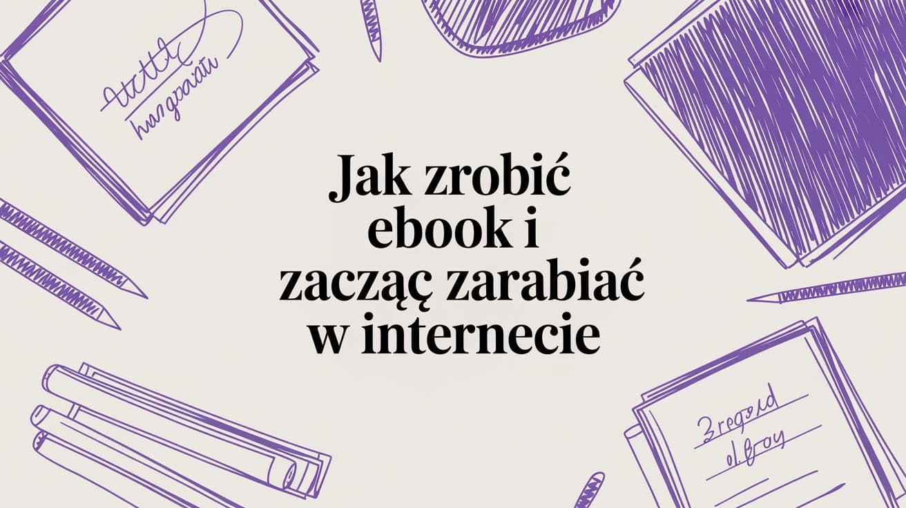 Chcesz wiedzieć, jak zrobić ebook? Poznaj sprawdzony proces od pomysłu, przez pisanie i projekt, aż po skuteczną sprzedaż online.
