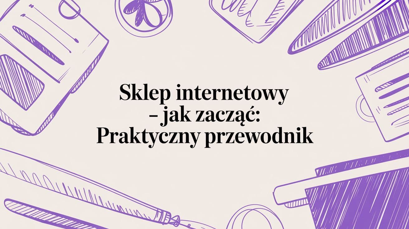 Sklep internetowy - jak zacząć: dowiedz się, jak założyć sklep online krok po kroku i przejść od pomysłu do pierwszej sprzedaży.