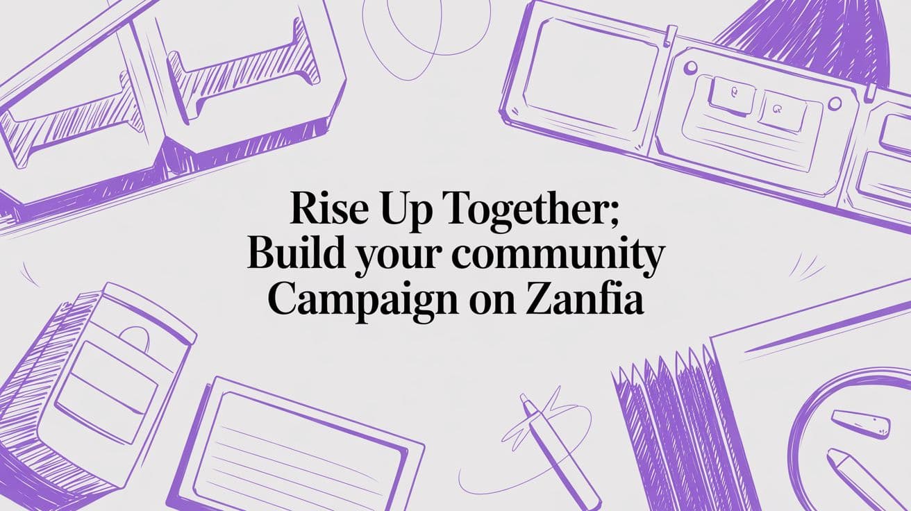 Rise Up Together: Build Your Community Campaign on Zanfia