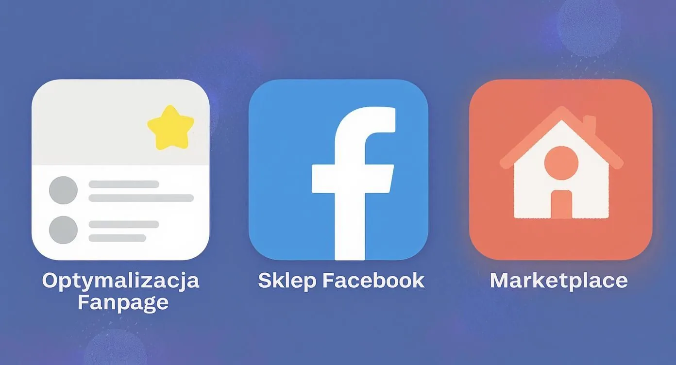 Infographic about jak sprzedawać na facebooku
